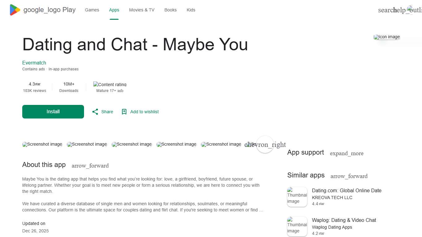 Dating and Chat - Maybe You - Apps on Google Play